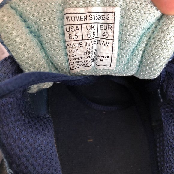 SAUCONY COHESION 9 Grid Womens Size 6.5 Blue Coral - Picture 5 of 6